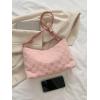 imageSweatyRocks Womens Hobo Purse Checkered Zip Up Shoulder Bag Casual HandbagPink
