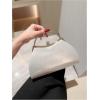 imageSweatyRocks Womens Metallic Rhinestone Studded Evening Handbag Kiss Lock Elegant Mini Clutch PurseSilver