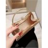 imageSweatyRocks Womens Metallic Rhinestone Studded Evening Handbag Kiss Lock Elegant Mini Clutch PurseSolid Gold