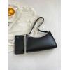 imageSweatyRocks Womens Mini PU Leather Shoulder Bag Lightweight Handle Small Handbags with Zipper Closure Solid Purse BagsBlack