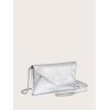 imageSweatyRocks Womens PU Leather Envelop Clutch Evening Bags Chain Strap Flap Square Handbag Solid Mini Crossbody BagsSilver
