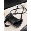 imageSweatyRocks Womens PU Leather Studded Zipper Shoulder Bag Top Handle Casual Crossbody BagBlack