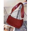 imageSweatyRocks Womens PU Leather Studded Zipper Shoulder Bag Top Handle Casual Crossbody BagBurgundy