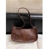 imageSweatyRocks Womens PU Leather Studded Zipper Shoulder Bag Top Handle Casual Crossbody BagCoffee Brown