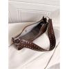 imageSweatyRocks Womens PU Leather Studded Zipper Shoulder Bag Top Handle Casual Crossbody BagCoffee Brown
