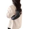 imageSweatyRocks Womens Pearls Chain Top Handle Shoulder Bags PU Leather Zipper Hobo Bags Clutch PursesBlack Pearls