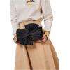 imageSweatyRocks Womens Satin Evening Bag Bow Clutch Purse Formal Party HandbagBlack