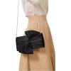imageSweatyRocks Womens Satin Evening Bag Bow Clutch Purse Formal Party HandbagBlack