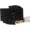 imageSweatyRocks Womens Satin Evening Bag Bow Clutch Purse Formal Party HandbagBlack