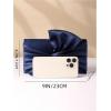 imageSweatyRocks Womens Satin Evening Bag Bow Clutch Purse Formal Party HandbagBlue