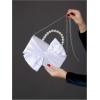 imageSweatyRocks Womens Satin Evening Bag Bow Clutch Purse Formal Party HandbagWhite