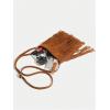 imageSweatyRocks Womens Tassel Boho Small Suede Crossbody Bag with Adjustable StrapBrown