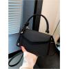 imageSweatyRocks Womens Tote Handbag Small Textured Knot Strap Crossbody PurseBlack