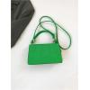 imageSweatyRocks Womens Tote Handbag Small Textured Knot Strap Crossbody PurseGreen