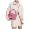 imageSweatyRocks Womens Tote Handbag Small Textured Knot Strap Crossbody PurseHot Pink