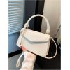 imageSweatyRocks Womens Tote Handbag Small Textured Knot Strap Crossbody PurseWhite