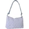 imageSweatyRocks Womens Hobo Purse Checkered Zip Up Shoulder Bag Casual HandbagDusty Blue