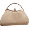 imageSweatyRocks Womens Metallic Rhinestone Studded Evening Handbag Kiss Lock Elegant Mini Clutch PurseSolid Gold