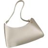imageSweatyRocks Womens Mini PU Leather Shoulder Bag Lightweight Handle Small Handbags with Zipper Closure Solid Purse BagsBeige