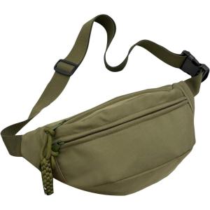 imageSweatyRocks Womens Fanny Packs Waist Pack Lightweight Crossbody Belt Bag Adjustable Strap Running Zipper Bags Green OneSizeGreen