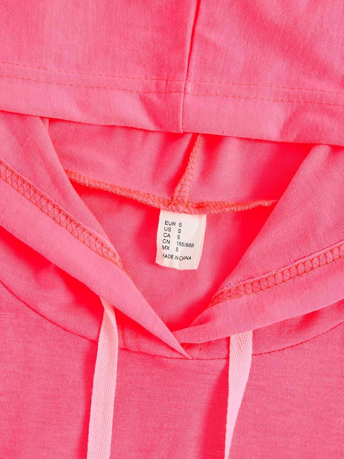 imageSweatyRocks Womens Summer Sleeveless Hooded Tank Top TShirt for Athletic Exercise Relaxed BreathableBright Pink