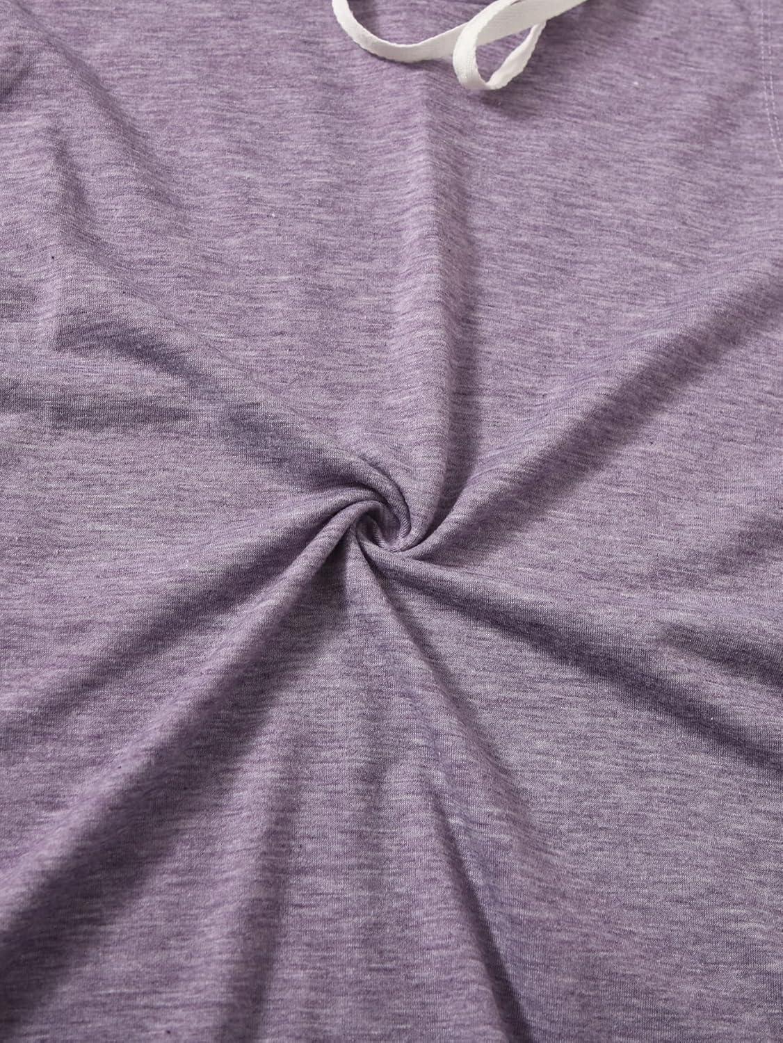 imageSweatyRocks Womens Summer Sleeveless Hooded Tank Top TShirt for Athletic Exercise Relaxed BreathableMauve Purple