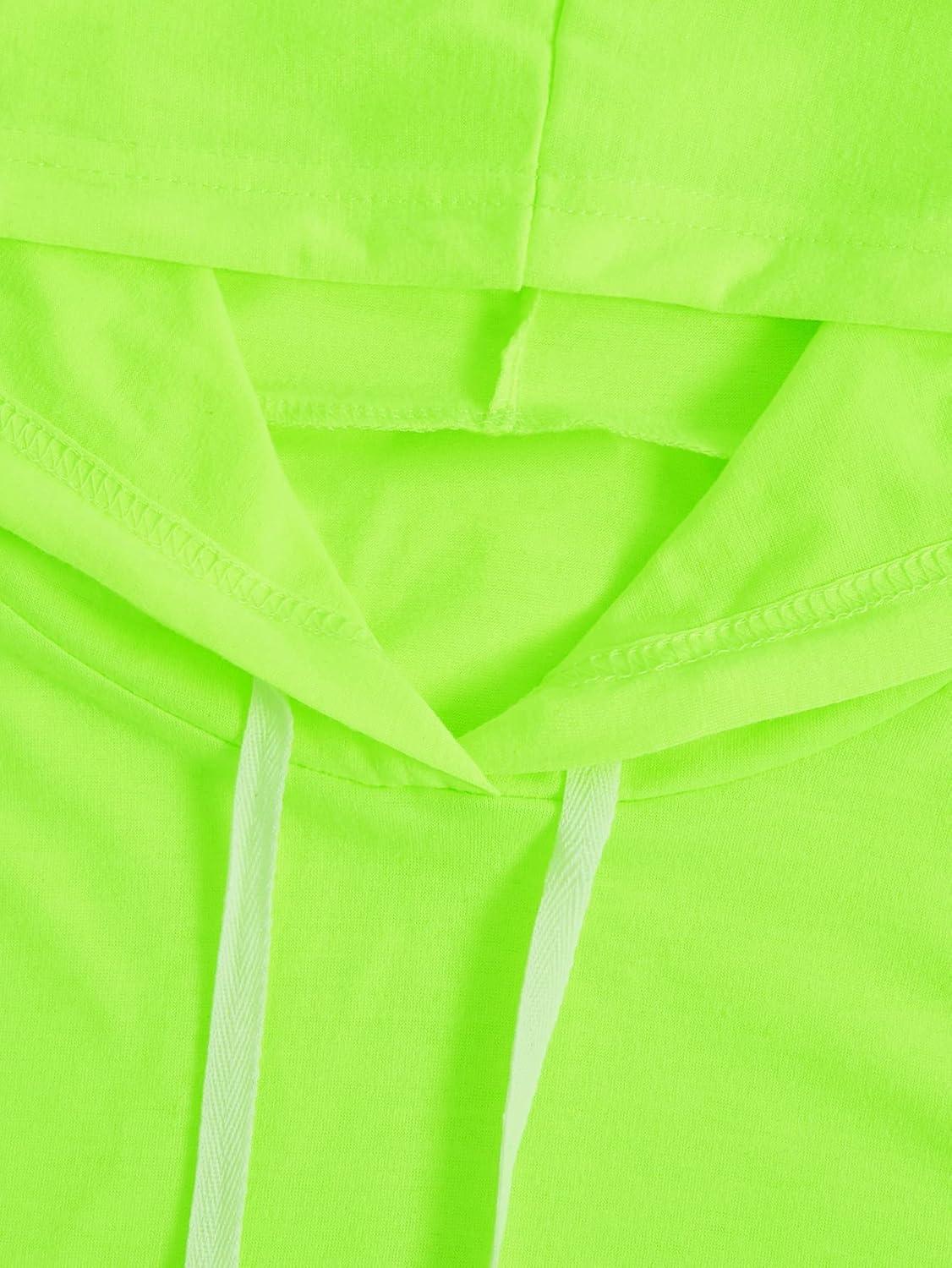 imageSweatyRocks Womens Summer Sleeveless Hooded Tank Top TShirt for Athletic Exercise Relaxed BreathableNeon Green