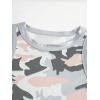 imageSweatyRocks Womens Camo Print Sleeveless Round Neck Tank Top Slim Fit Workout Vest TopsMulticolor