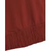 imageSweatyRocks Womens Casual Sleeveless Stretchy Ribbed Knit Shirt Racerback Crop Fringe Tank topRed