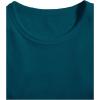 imageSweatyRocks Womens Casual Sleeveless Stretchy Ribbed Knit Shirt Racerback Crop Fringe Tank topTeal Blue