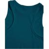 imageSweatyRocks Womens Casual Sleeveless Stretchy Ribbed Knit Shirt Racerback Crop Fringe Tank topTeal Blue