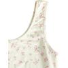 imageSweatyRocks Womens Casual Summer Floral Print Sleeveless Stretch Crop Tank TopBeige Pink Floral