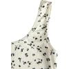 imageSweatyRocks Womens Casual Summer Floral Print Sleeveless Stretch Crop Tank TopFloral Beige