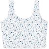 imageSweatyRocks Womens Casual Summer Floral Print Sleeveless Stretch Crop Tank TopFloral White