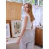 imageSweatyRocks Womens Casual Summer Floral Print Sleeveless Stretch Crop Tank TopWhite