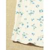 imageSweatyRocks Womens Casual Summer Floral Print Sleeveless Stretch Crop Tank TopWhite Blue