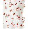 imageSweatyRocks Womens Casual Summer Floral Print Sleeveless Stretch Crop Tank TopWhite Red Floral