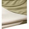 imageSweatyRocks Womens Summer Ribbed Knit Sleeveless Vest Color Block Crop Tank TopBeige Green