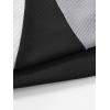 imageSweatyRocks Womens Summer Ribbed Knit Sleeveless Vest Color Block Crop Tank TopBlack and Grey