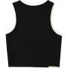 imageSweatyRocks Womens Summer Ribbed Knit Sleeveless Vest Color Block Crop Tank TopBlack and Khaki