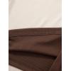 imageSweatyRocks Womens Summer Ribbed Knit Sleeveless Vest Color Block Crop Tank TopBrown Apricot