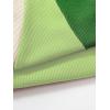 imageSweatyRocks Womens Summer Ribbed Knit Sleeveless Vest Color Block Crop Tank TopDark Green