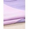 imageSweatyRocks Womens Summer Ribbed Knit Sleeveless Vest Color Block Crop Tank TopPink Purple