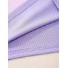 imageSweatyRocks Womens Summer Ribbed Knit Sleeveless Vest Color Block Crop Tank TopPink Purple
