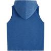 imageSweatyRocks Womens Summer Sleeveless Hooded Tank Top TShirt for Athletic Exercise Relaxed BreathableBlue Color