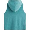 imageSweatyRocks Womens Summer Sleeveless Hooded Tank Top TShirt for Athletic Exercise Relaxed BreathableBlue Pale