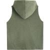 imageSweatyRocks Womens Summer Sleeveless Hooded Tank Top TShirt for Athletic Exercise Relaxed BreathableDark Green