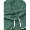 imageSweatyRocks Womens Summer Sleeveless Hooded Tank Top TShirt for Athletic Exercise Relaxed BreathableDeep Green