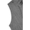 imageSweatyRocks Womens Summer Sleeveless Hooded Tank Top TShirt for Athletic Exercise Relaxed BreathableDeep Grey
