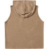 imageSweatyRocks Womens Summer Sleeveless Hooded Tank Top TShirt for Athletic Exercise Relaxed BreathableLight Brown